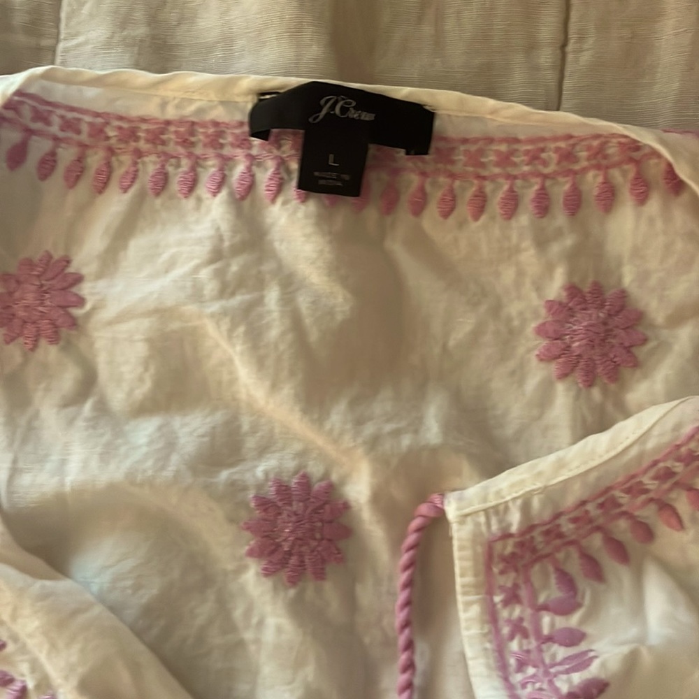 J.Crew beach cover up in EUC